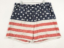 Columbia PFG Swimming Trunks Mens Medium American Flag Lined Fishing