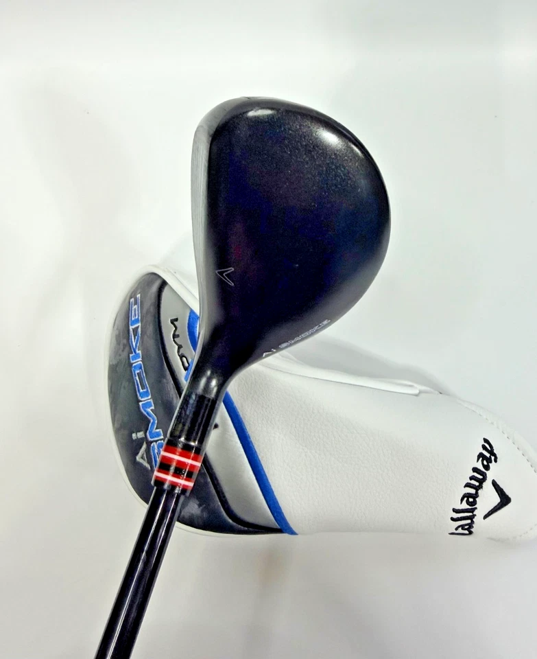 Callaway Ai Smoke 8 Hybrid 33° Ventus Red TR 6-R 37.75” Regular Flex Head Cover - Image 4 of 4