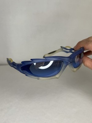 Black Flys DAMIANⅢ 眼鏡 サングラス90s y2k Vintage Rare Y2K Black Flys Damian III Sunglasses Crystal Blue