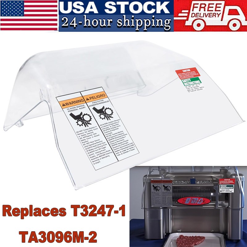 Clear Plastic Safety Cover for Biro Tenderizers Pro 9 Sir Steak T3247-1 TA3096M2