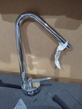 Whitehaus WH81211-C Metrohaus Single Hole Faucet w/ Swivel Spout Lever Handle