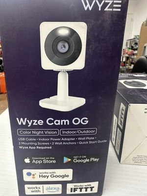 NEW Wyze Cam OG Wired 1080p HD SmartHome Security Camera with Built-In Spotlight