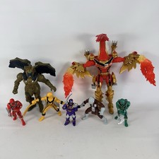 Power Ranger Mini Action Figures Villain & Fury Dragon Goldar Lot Of 7
