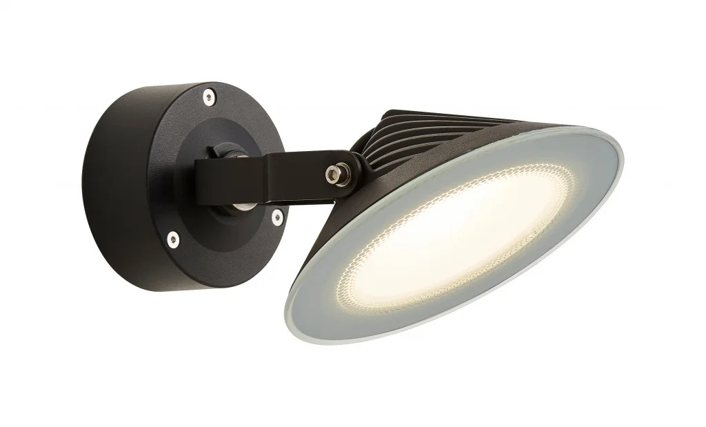 Outdoor Light Black Gorda LED Wall 4000K Zink ZN-35741-BLK