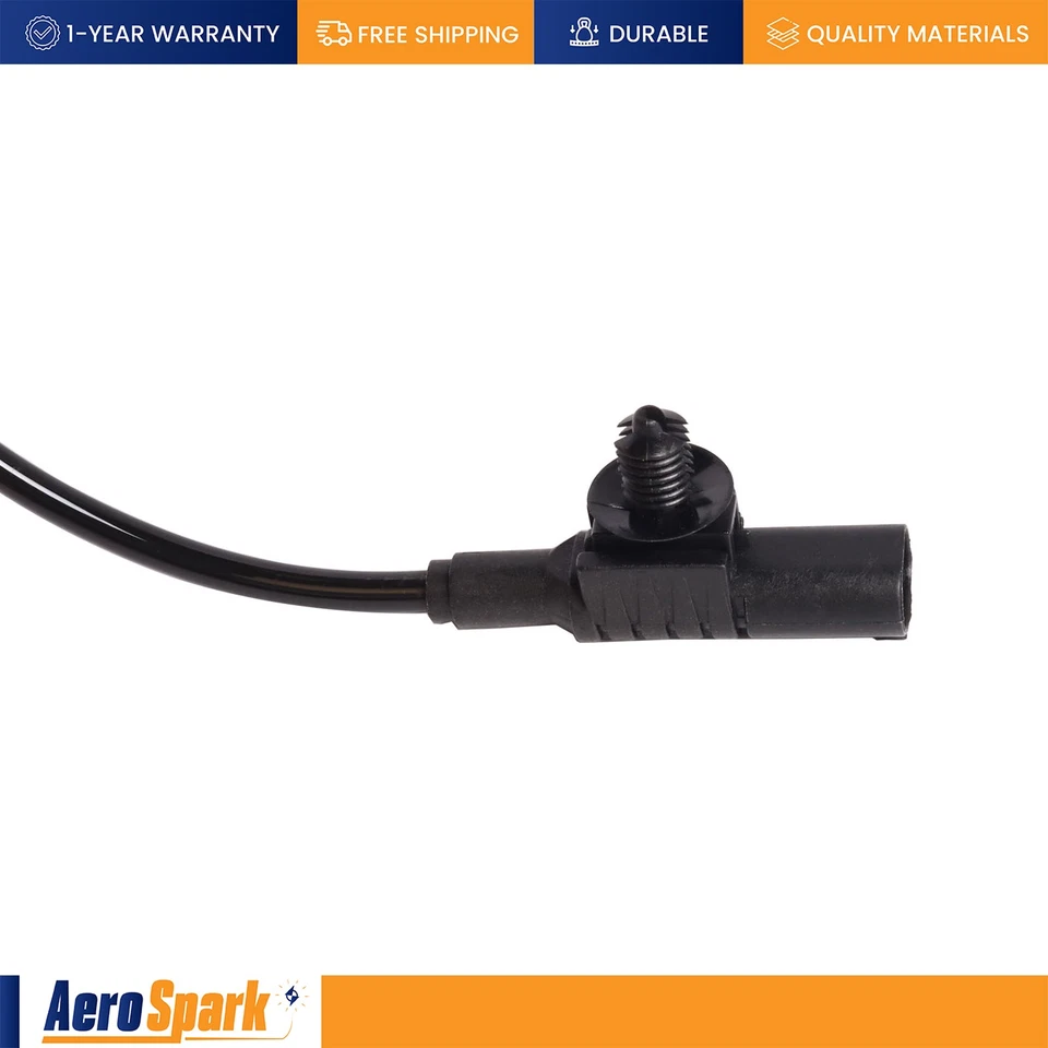Set of 2 ABS Wheel Speed Sensor Rear LH/RH for 2006-2008 Mercedes-Benz R500 5.0L - Image 4 of 4
