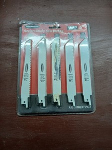 Warrior 6” Bi-Metal Reciprocating Saw Blades 15 Pc Assortment Pack NEW