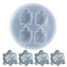 Cute Turtle Shaped Silicone Mold for Making Candy, Handmade-Soap