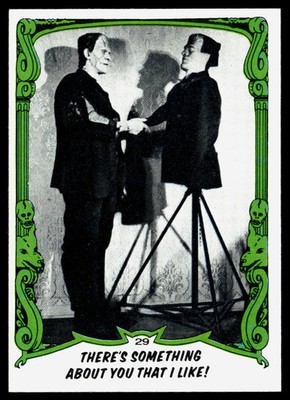 ridiculous face I ever saw 1973 Topps Creature Feature (You'll Die Laughing) #5