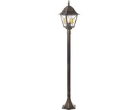AußEnstehleuchte IP44 1-Flammig Hxbxl 1120X195X195 Mm Janel Schwarz Gold