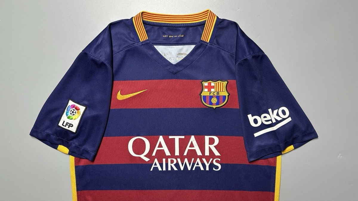 BARCELONA NIKE 2015/2016 FOOTBALL HOME JERSEY #10 MESSI SIZE “M