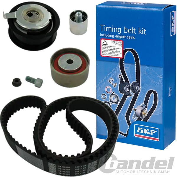 Skf ZAHNRIEMEN-SATZ Spannrollen FüR 2.0 Fsi Audi A3 8P A4 B6 Vw Golf V Touran 1T-image
