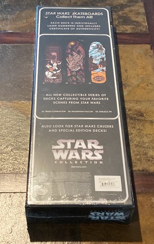 Santa Cruz X Star Wars Millennium Falcon Collectible Skateboard Deck New Sealed - Picture 4 of 6