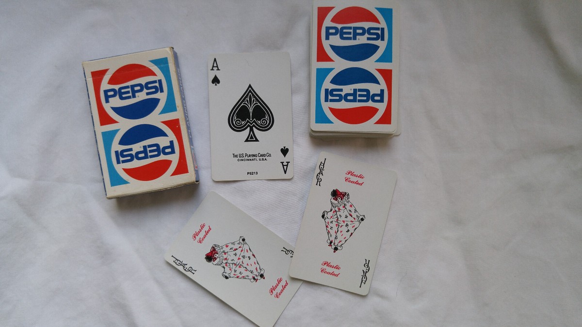 VTG Estate Playing Cards Deck Complete 1989 PepsiCo Pepsi Soda