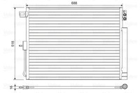 Valeo Kondensator Klimaanlage FüR Jeep Grand Cherokee IV WK WK2 3.0 CRD V6