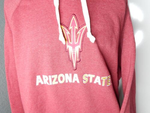 new w tags ARIZONA STATE SUN DEVILS red hoodie hooded sweatshirt men's 2XL ASU - Picture 2 of 9