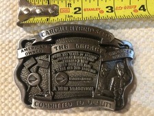Cargill Hybrid Seeds Pewter Belt Buckle 898 of 1000, 1992