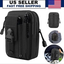 Tactical Molle Pouch EDC Multi-purpose Belt Waist Pack Bag Utility Phone Pocket