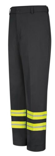 Red Kap Reflective Pants Enhanced Visibility Safety Towing Hi Vis Work Uniform - Picture 3 of 7