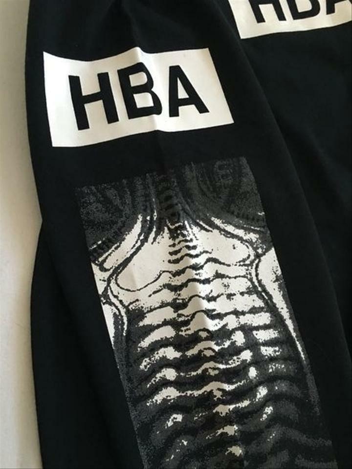 HOOD BY AIR HBA Screenprinted X-ray Double Zip Long Sleeve