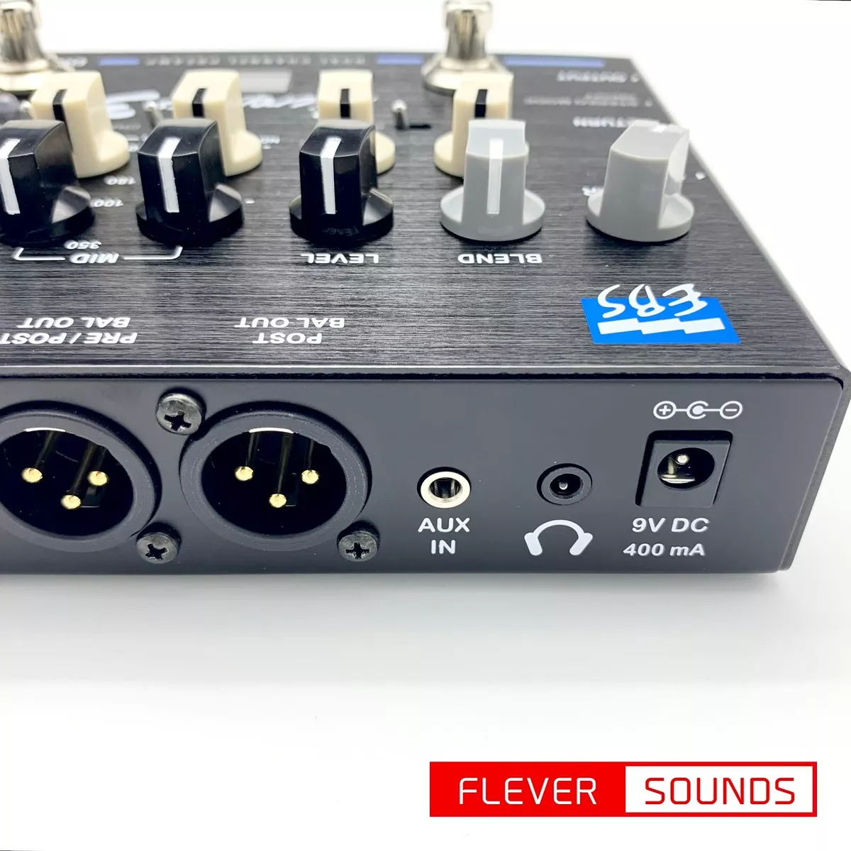 EBS MicroBass 3 Bass Preamp Effects Pedal 2-Channel Clean/Drive