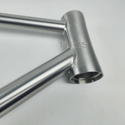 TIRIS CR6 Titanium Gravel Bike Frame Integrated Full Internal Cable Routing 700C - Picture 7 of 17