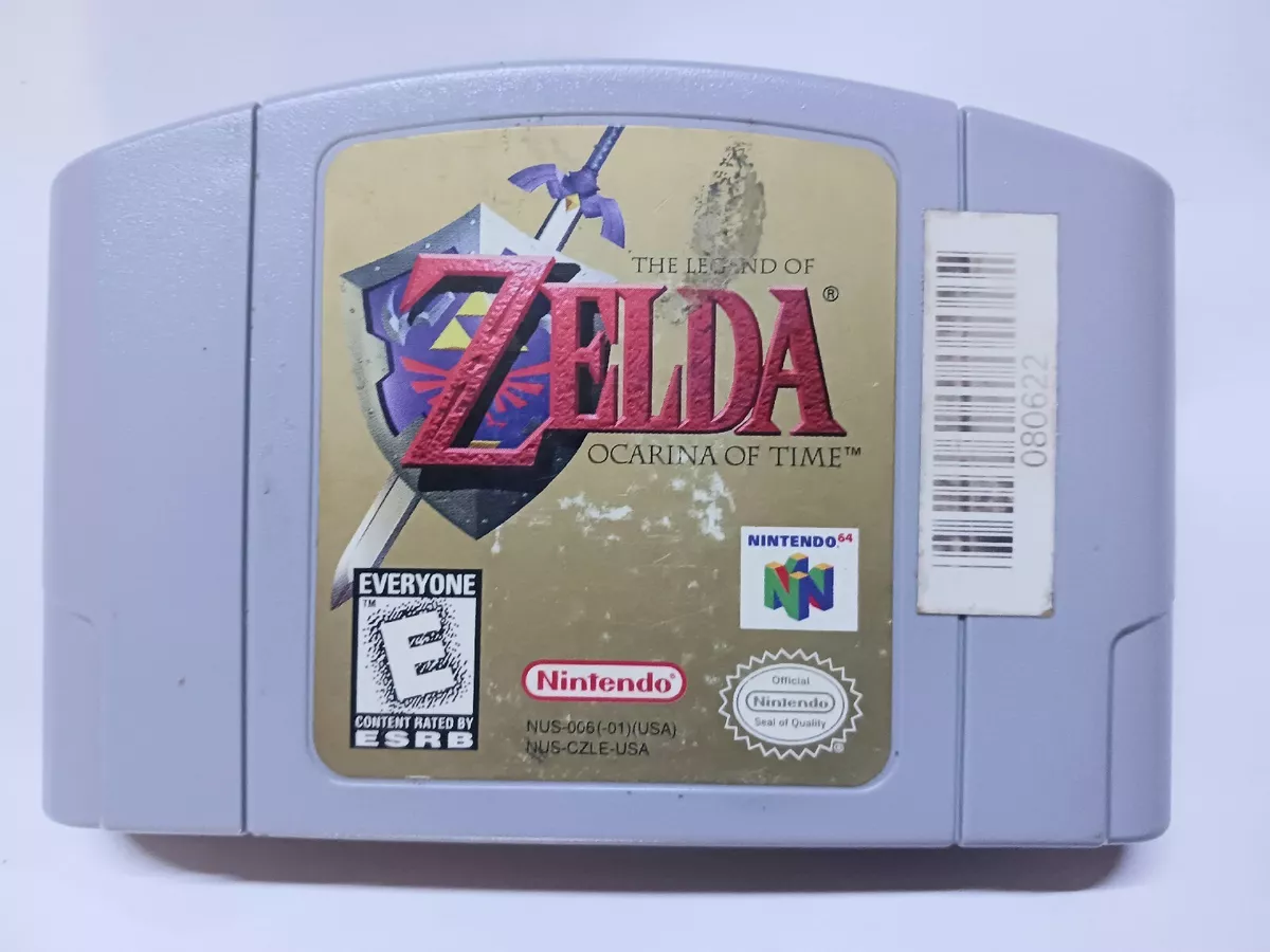 Legend of Zelda: Ocarina of Time 1.0 GRAY CARTRIDGE (Nintendo 64, 1998)