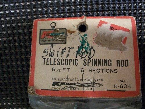 Swift 660/F Spinning Reel And Telescoping Fishing Rod Combo - Great Condition!
