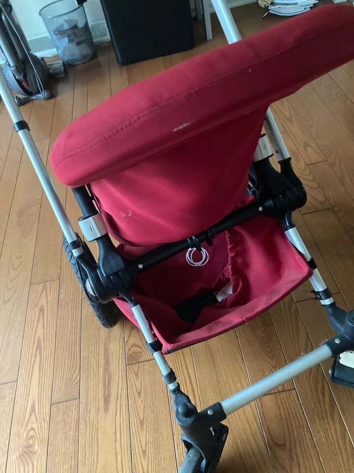 Bugaboo Gecko Single Seat Stroller System + bassinet, rainfly, cover, manuals - Image 4 of 4