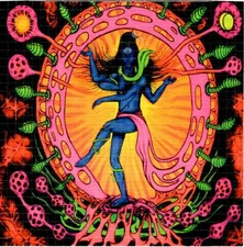 SHIVA BLOTTER ART perforated sheet paper psychedelic art page 