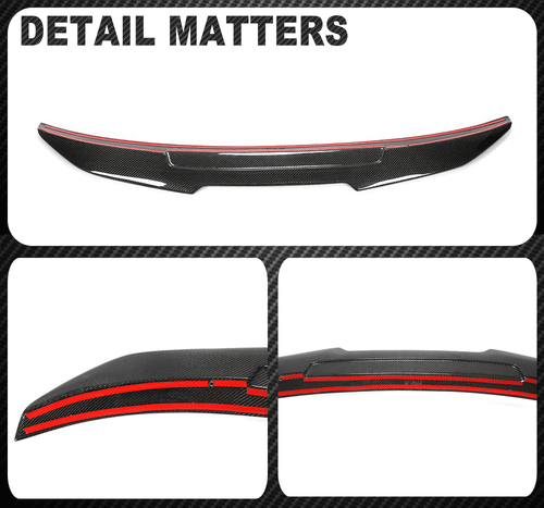 Alerón trasero de carbono para BMW F22 220i 230i M235i M240i F87 M2 Coupé 14-20 - Imagen 13 de 13