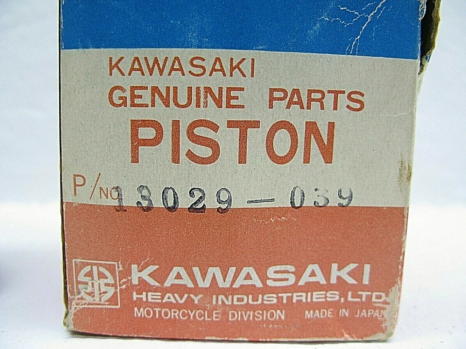 OEM Kawasaki 13029-039 Piston OS + 0.50 mm or .020 NOS NEW G3SS G3TR Bushmaster - Image 2 of 3