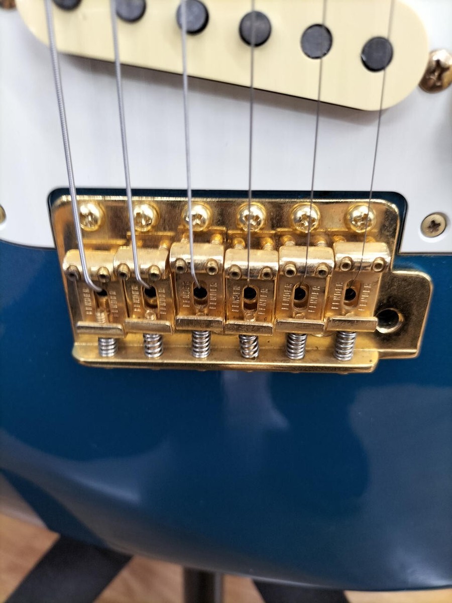 Fender Japan ST66G-TX Stratocaster Metallic Blue Gold Parts