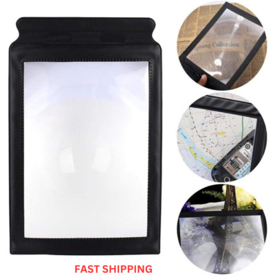 Eye Candy Ultra-Bright Full-Page Magnifier Seen. On. TV Magnifies Up To 3X