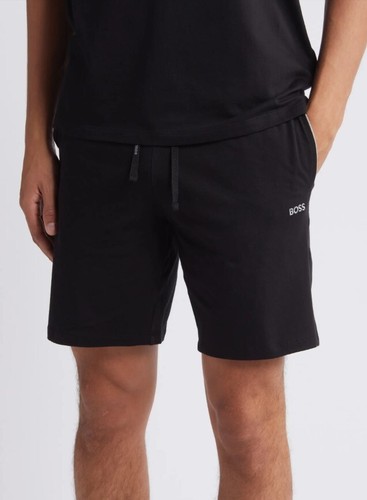 BOSS Mix & Match Knit Cotton Shorts XX-Large, BLACK - Picture 2 of 7