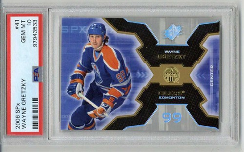 2006 UPPER DECK SPX WAYNE GRETZKY CARD EDMONTON OILERS PSA 10 LOW POP VERY RARE