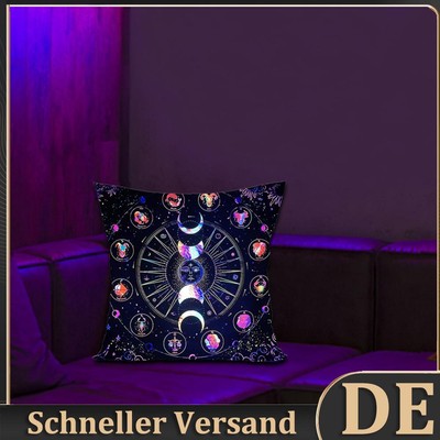 Fluoreszierender Kissenbezug Sun Moon Luminous Glow Pillowcase Schlafzimmer Livi