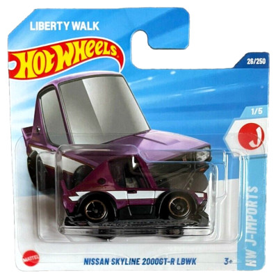 Hot Wheels Nissan Skyline 2000GTR LBWK HW J Imports 1/5 26/250 1:64 Modellauto