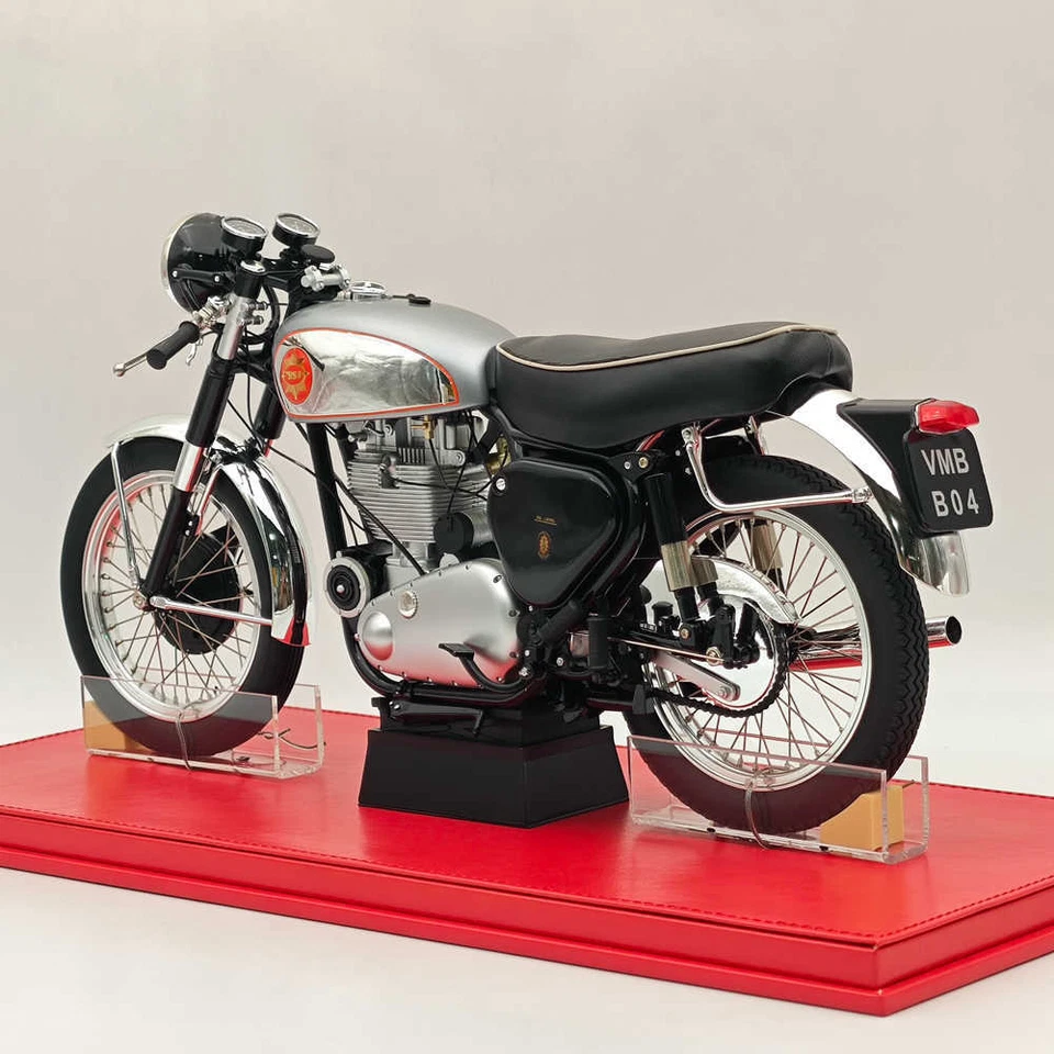 VMB 1:6 BSA GOLDSTAR CLUBMAN B04 1956 Handmade Resin Motorcycle Limited Collect - Immagine 3 di 4