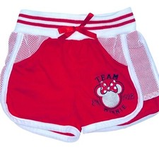 Disney red shorts size 5 little girls