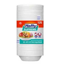 Hefty Supreme Bowls (28oz,125 Ct,)