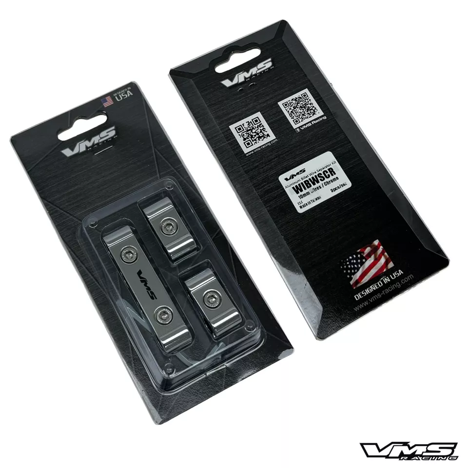 12 PIEZAS SEPARADORES DE CABLES BUJÍA DE CROMO PLATEADO 8MM 8.5MM 9MM 10MM CABLES Foto 3 de 4