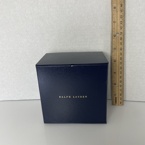 Empty Ralph Lauren Navy Blue Gift Box, As Pictured