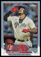 2023 Topps Chrome Base Refractor Ketel Marte Arizona Diamondbacks #130