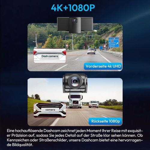 4K Smart Multimedia Bluetooth Wireless Carplay Android Auto Dashcam 10,26 Zoll - Bild 8 von 19