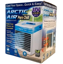 Arctic Air Pure Chill with Built-in UV Light – Personal Evaporative Air Cooler