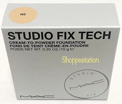 MAC Studio Fix Tech Cream to Powder Foundation Shade N5 Rosy Beige
