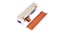 Siemon - M1-50R - Siemon M1-50R Connector Block - Ivory, Orange