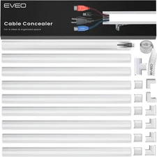 Cord Hider 153In - Cord Covers for Wires - Paintable Cable Hider - Cable Managem