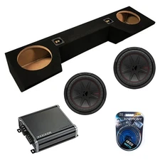 Kicker 48CWR102 CompR 10" Subwoofer Fits 19-25 Dodge Ram Quad Cab w/ 46CXA8001