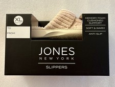 Jones New York - Burgundy Slippers NWT Women s Sz Small 5-6 Soft memory foam .